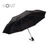 Hot Sale Strong Windproof Personalized OEM Black Folding Umbrella