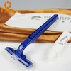 Cheap disposable safety razor with double edge razor blades