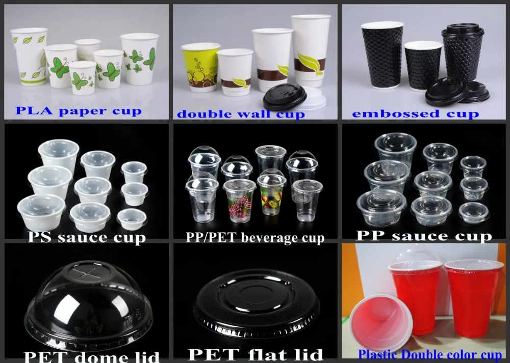 PS Disposable Dipping Sauce Containers 120ml Disposable Condiment Cups