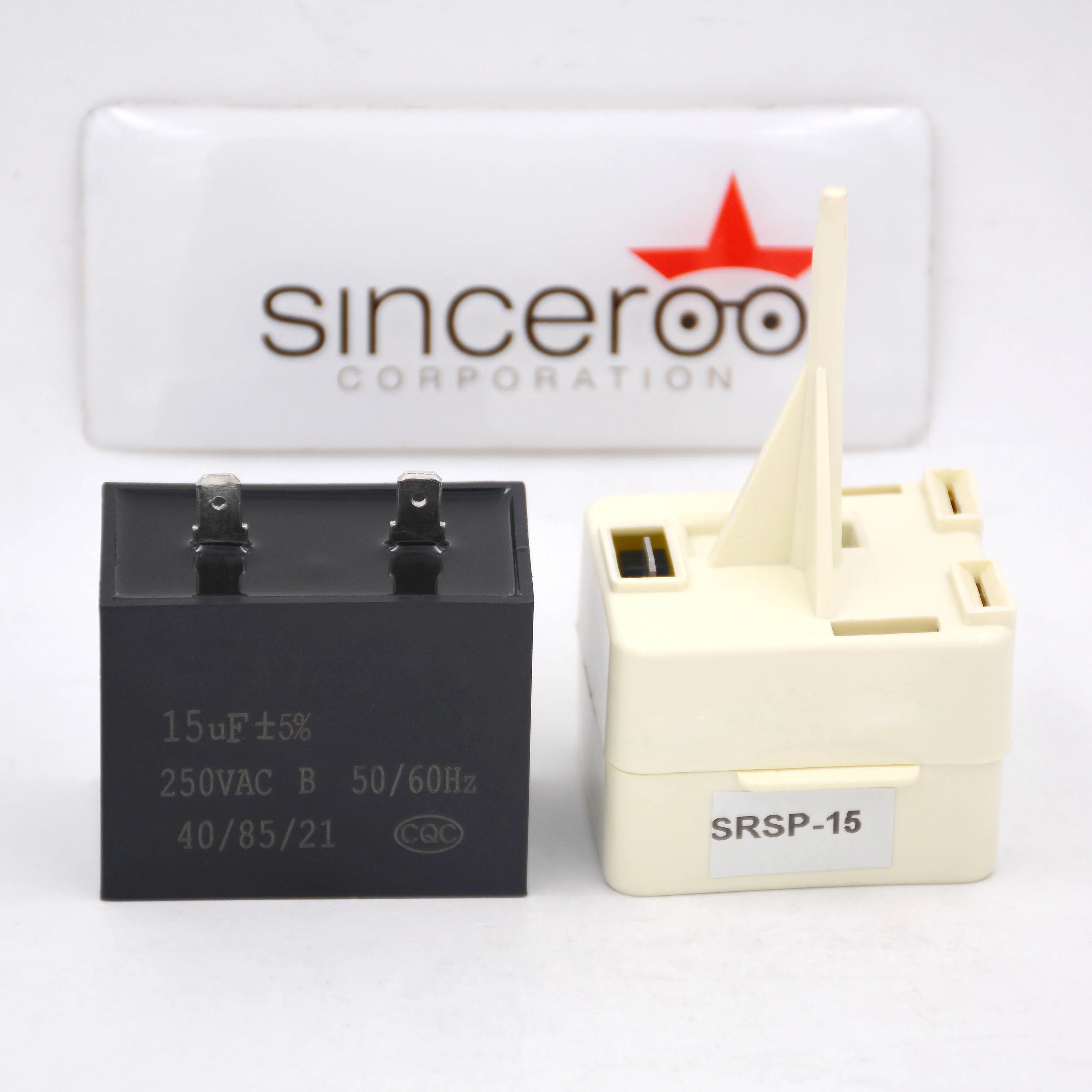 W10613606 Refrigerator Relay 67005560 Overload & Start Capacitor Fridge