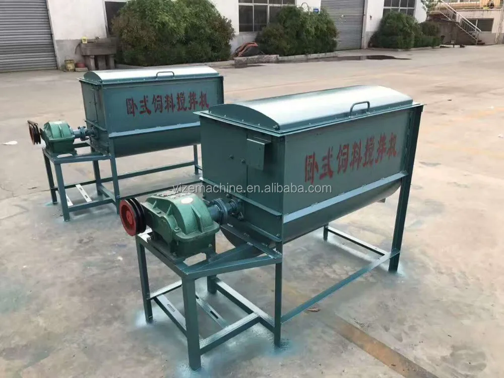 Vertical 1 Ton Stationary Poultry Animal Cattle Feed Grinder Mixer