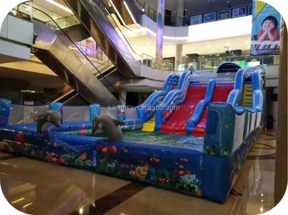 giant inflatable ball pit