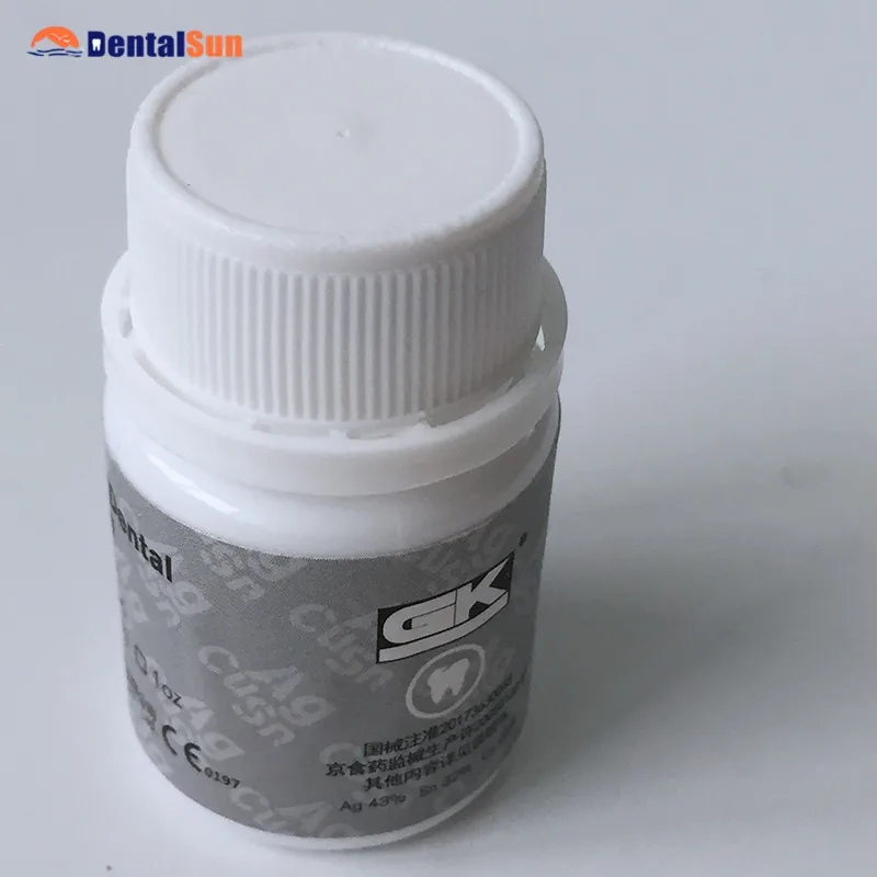 Dental Amalgam Alloy Powder/gk Alloy For Dental Amalgam 50g/bottle