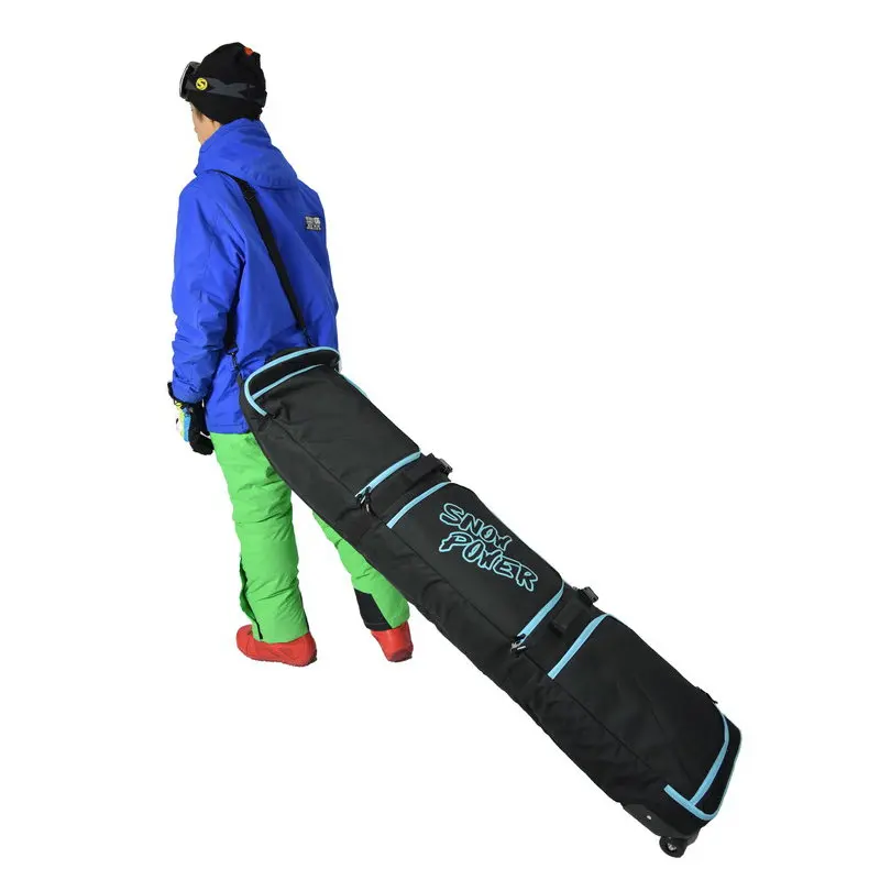 de esqui profissional com roda, saco duplo para ski