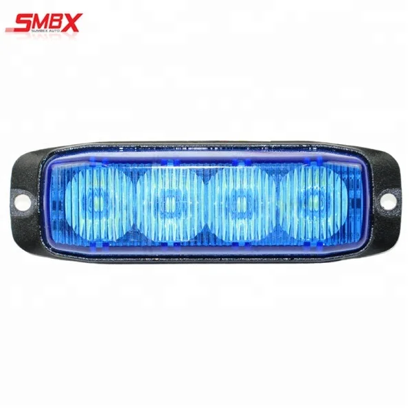 ECE R65 blue LED Emergency Strobe Warning Light LED Police Light