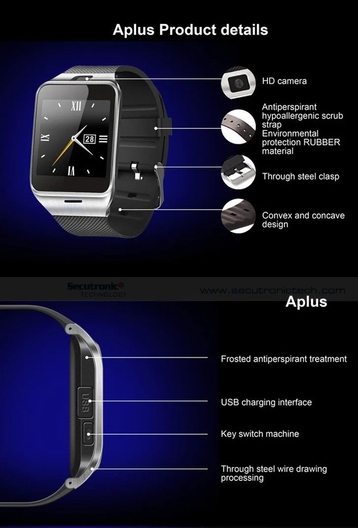 Đồng hồ thông minh Smart watch model 2016 giá có 450k - 5
