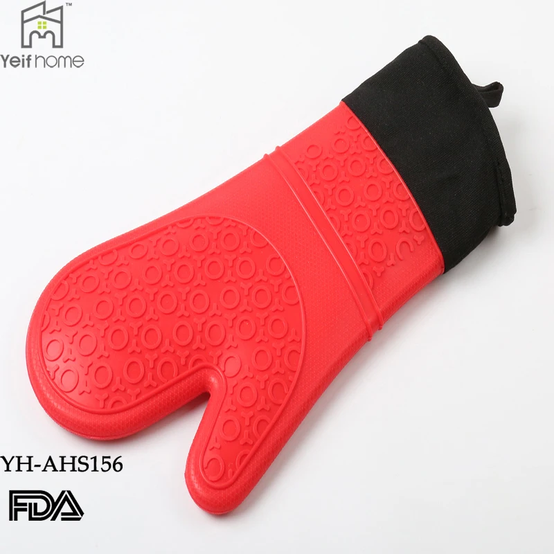 Heat Resistance kitchen glove walmart silicone oven mitts