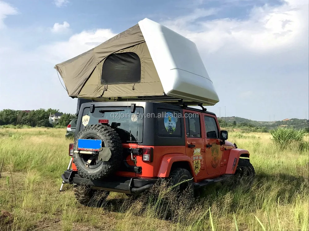 JWL-002 Wild Car Camping Rooftop Tent Waterproof ABS Hard Shell Roof ...