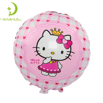 Cheap 18inch Hello Kitty Helium Aluminium Foil Balloon For