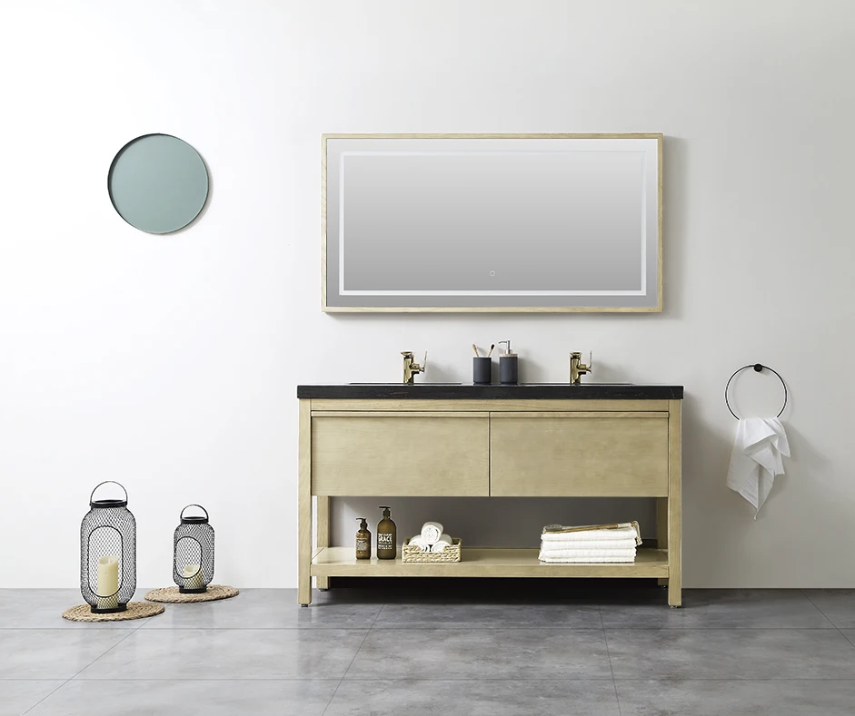 Frank 1500mm Marble Top Bathroom Storage Modern Bathroom