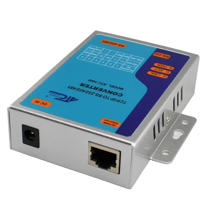 
Low Cost TCP/IP to 1-Serial Port Device Networking Converter (ATC-1000) 