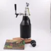 Mini stainless steel beer growler kegging system