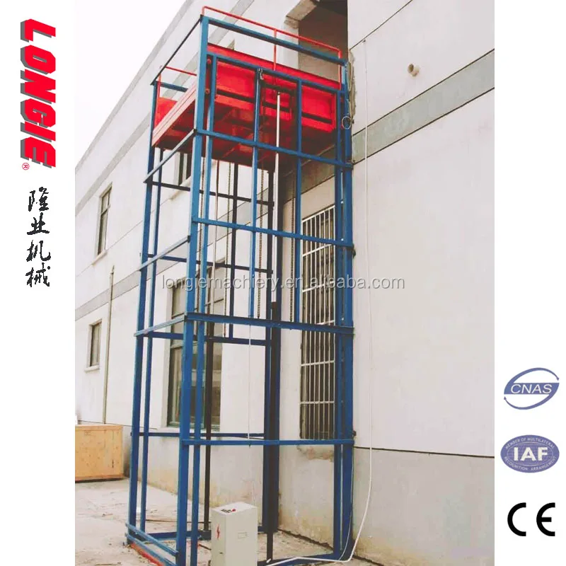 
LISJD2.0-4.5 Hydraulic outdoor cargo elevator lift 