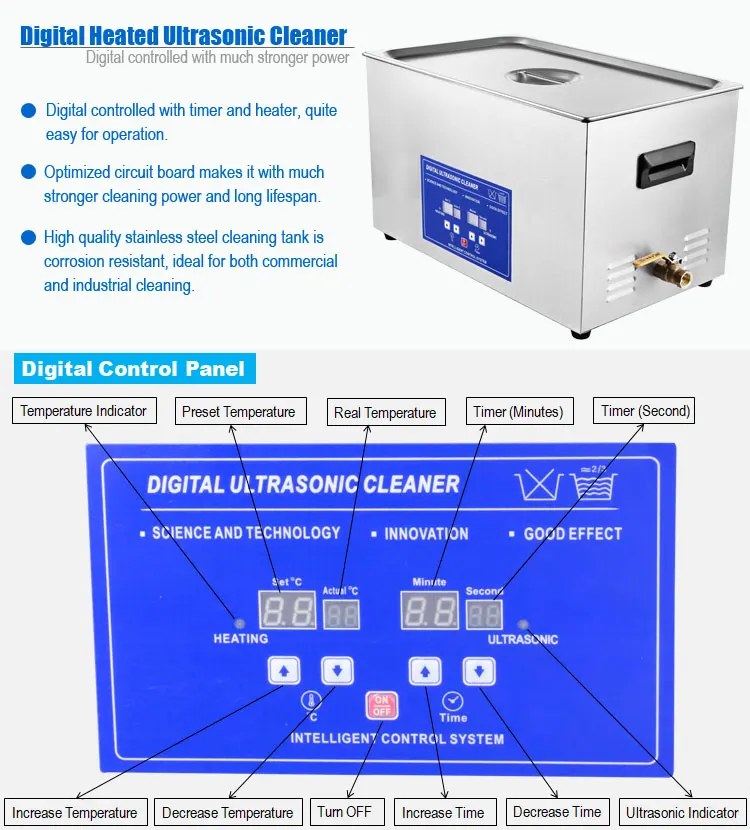 K820HTD-7511 Digital ultrasonic cleaner