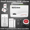 Auto Dialer SMS SIM Call 433MHz Wireless GSM Home Security Burglar Alarm System