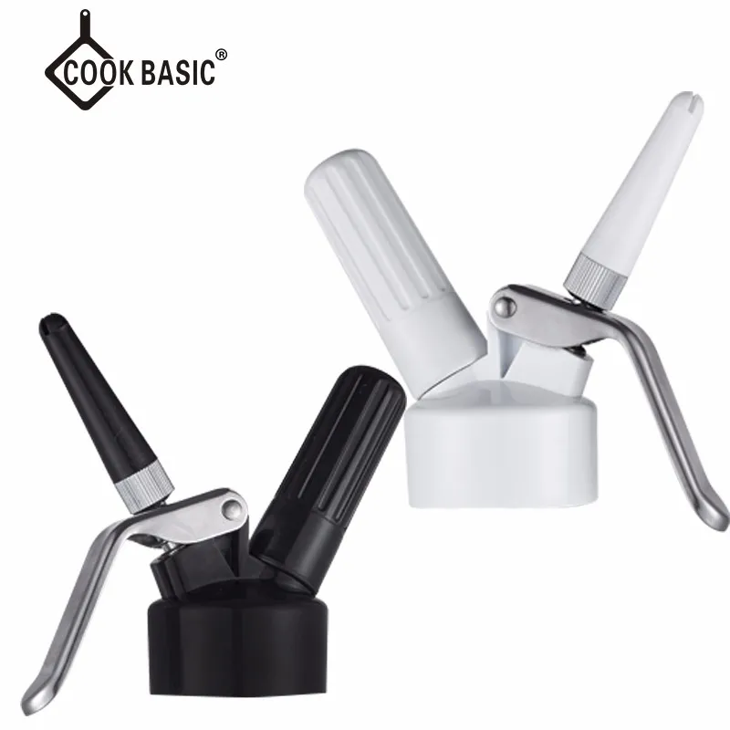 Professional Whipped Cream Dispenser With Plastic Handle Cream Whipper