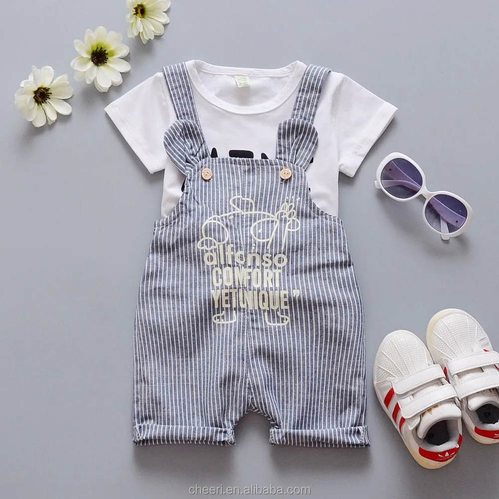 2017summer Baby Clothing Set Cotton Suits Baby Boys Clothes Short