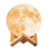 Wholesale Price 3D Printing Moon Globe Light 8 CM Glowing Moon Lamp