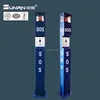 2016 wired public security alarm system column connect to the police station
