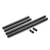 15mm Rods Pack With M12 Thread Rod Cap Connectors Aluminum Alloy Rods Combination For Rig Matte box Follow Focus