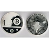 40mm iron stamped gold silver copper finished custom coins bitcoin ethereum cryptocurrencies