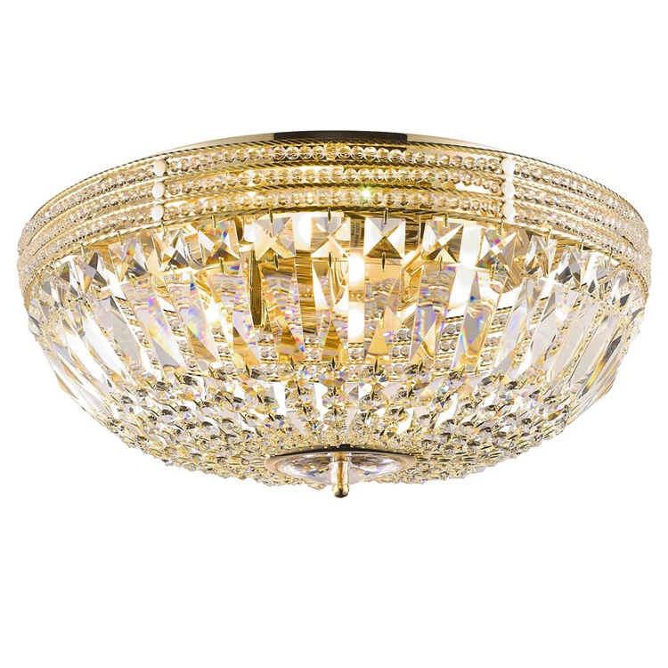 Guzhen lighting factory wholesale funky gold luxurious ceiling light