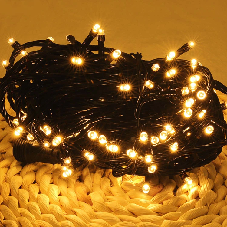 Ac 110v Led Fairy Lights Waterproof 10m Connectable Fairy String Lights