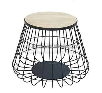 Home Accent Modern Style Round Wire Elegant Iron Side Coffee Table Home Accent Modern Style Round Wire Elegant Iron Side Coffee Table Base