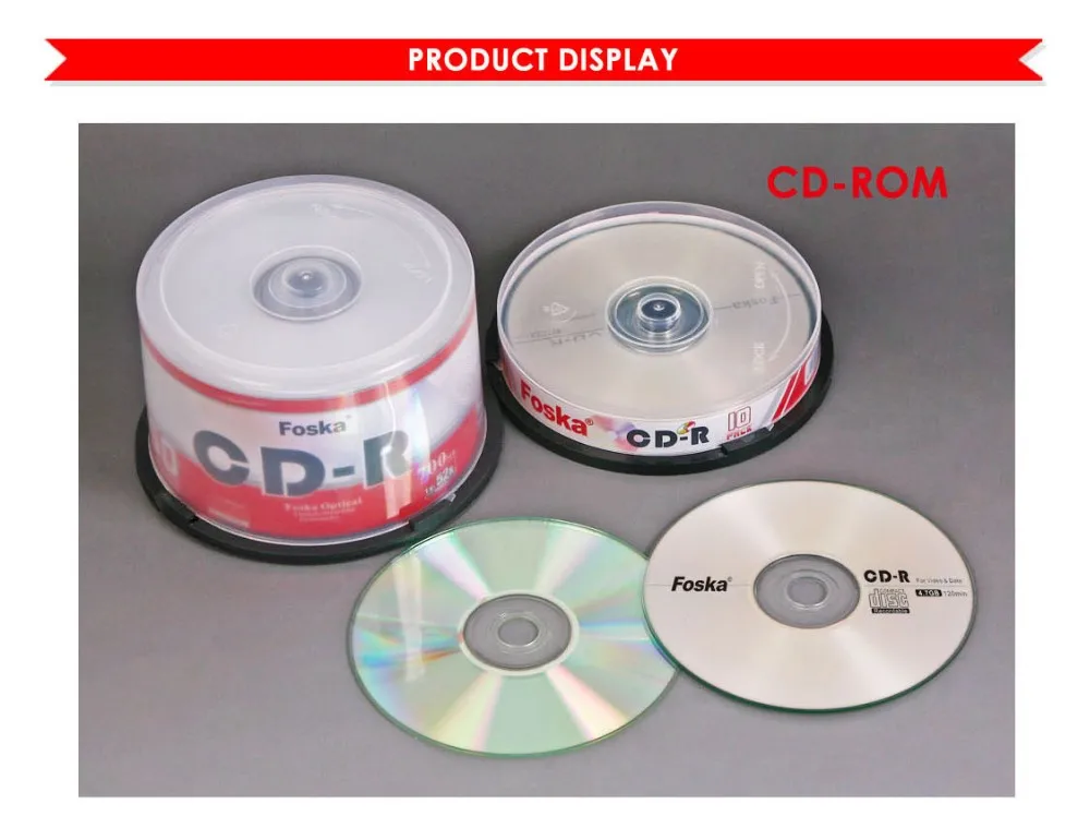 Popüler 700 Mb Üç Renkli Baskı Boş Cdrom Disk Buy Cd,Boş Cd,Cd Rom