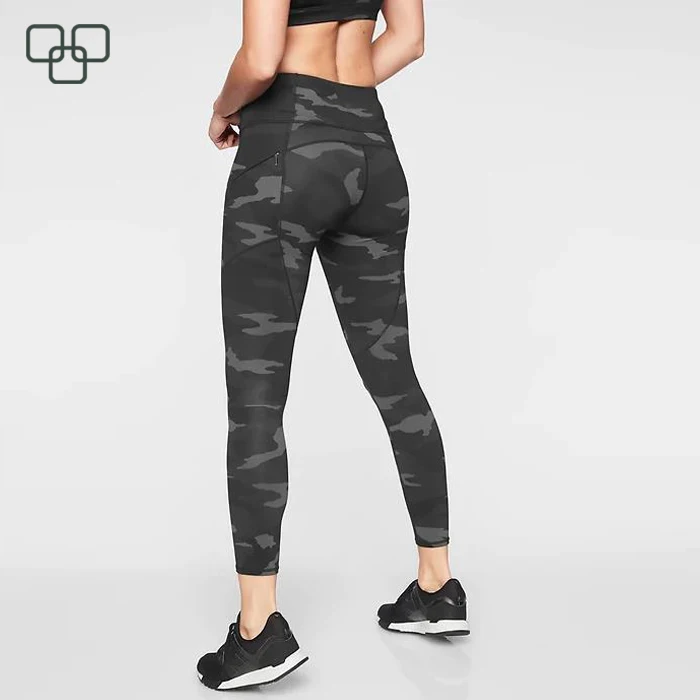 2019 Polyester Tights Women Active Subliate Pants Fitness Sports Leggings