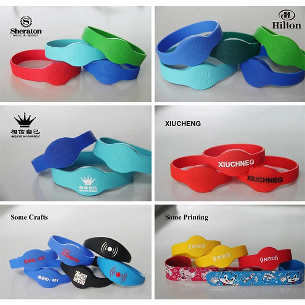 Waterproof RFID Silicone Wristband NFC bracelet RFID wristband