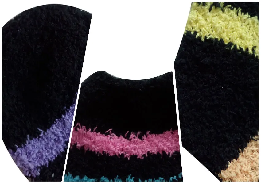 fluffy knee high bed socks