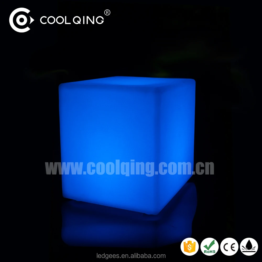 Dekorasyon led mobilya ve mobilya küçük koltuk açtı küp led küp