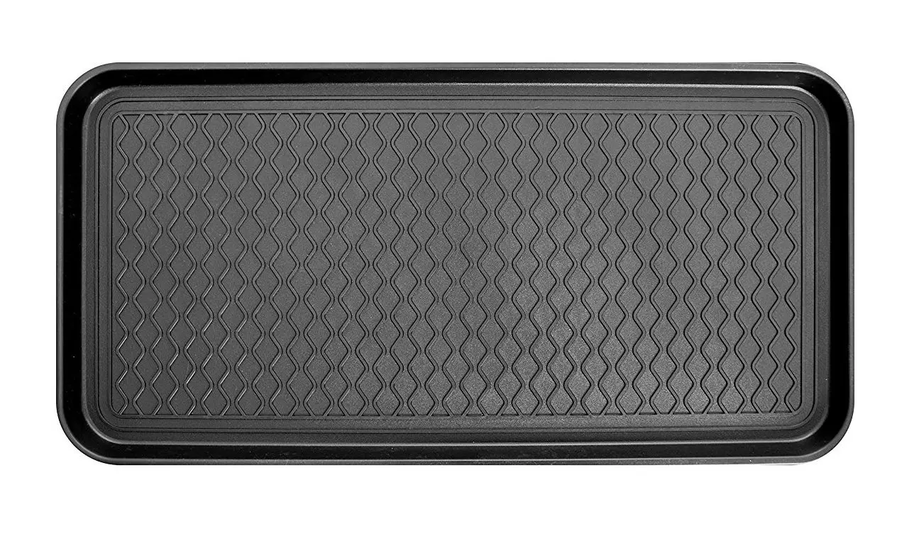 Multipurpose Tray and Waterproof Mat - Shoe & Boot Tray, Pet Bowl Mat (30" x 15")