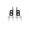 Furniture Quick Release Bracket Set Black Power Coating Bracket