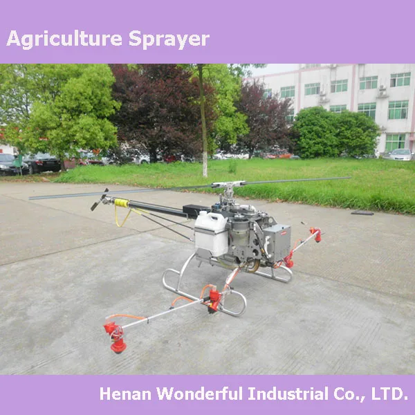 TH80-2 UAV sprayer agricultural rc helicopter, View helicopter, WDF