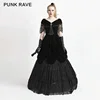Punkrave Velvet Gothic Lolita Party Evening Dress