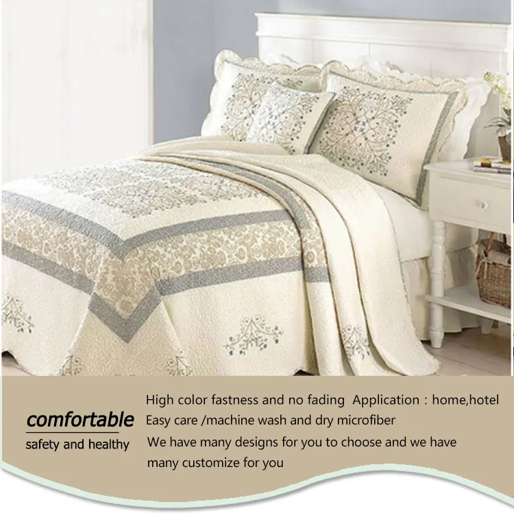 Wholesale Fitted Embroidery Design Bedspread Buy Wholesale Bedspreads