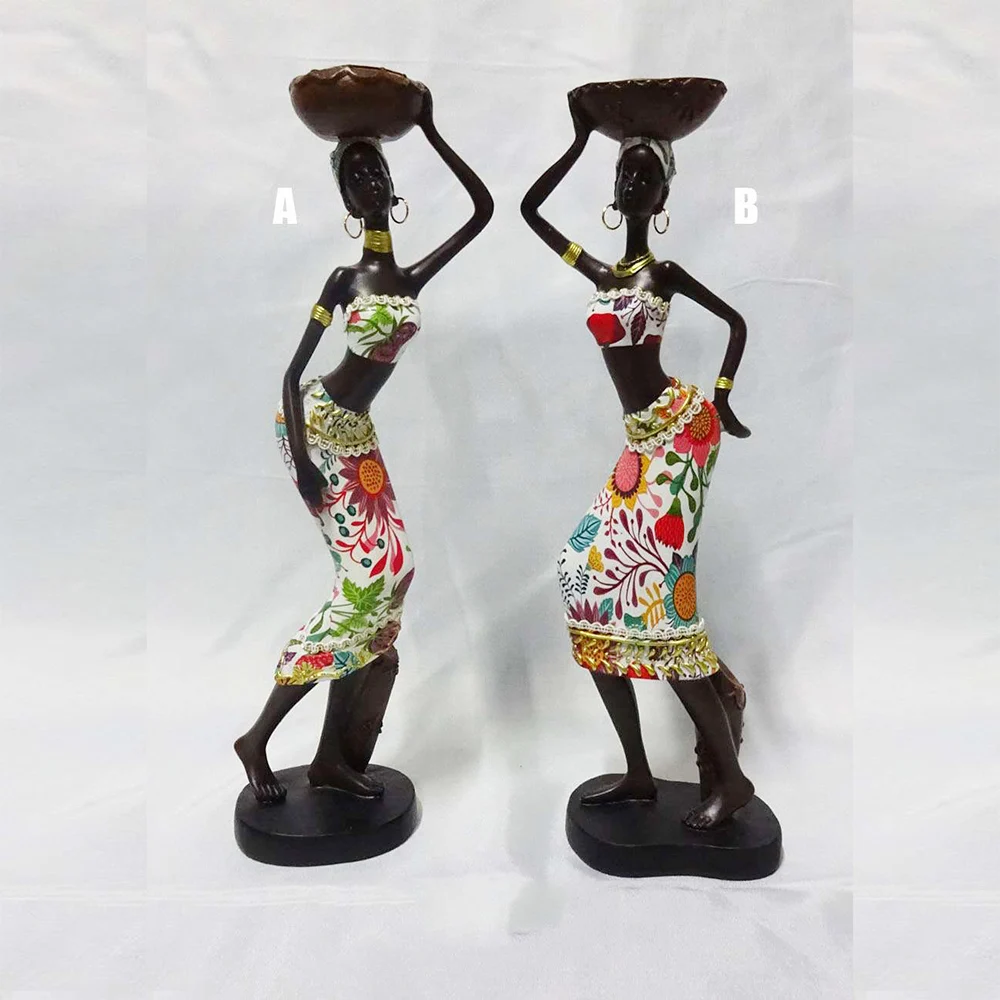 resin african statues