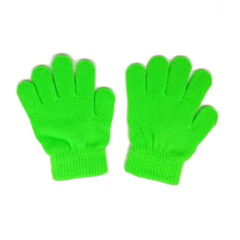 neon green gloves