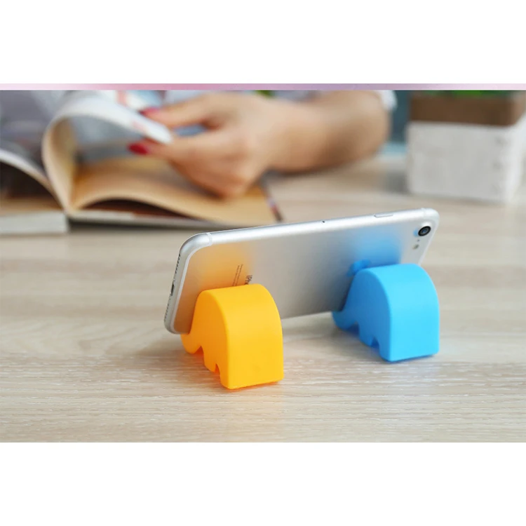 Universal Silicone Elephant Phone Holder Mobile Cell Phone Stand For