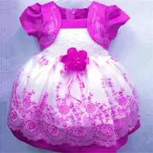 New Korean girls dress Flowral Lace dress Colors Princess dress