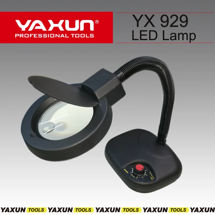 Yaxun Yx929調整可能な輝度デスクトップled電子拡大鏡ランプ拡大鏡ツールでライト Buy 拡大鏡ランプ Ledランプ Product On Alibaba Com