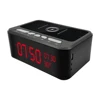 High tech wireless charger camera intergrated with weather station clock and bluetooth speaker nanny camera