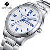 Customer logo watch factory wholesale cheap coin type simple line clock description of wrist watch manufacturer WWOOR brand