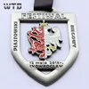 WTD 8 years Factory Ready Made Custom Embossed Enamel Classic Spinning Frames Medal Of In China