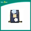 2017 Genuine leather handbag shoulder message bag with flower design factory wholesale