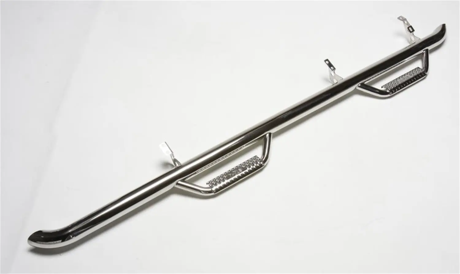 N-Fab T0786QC-SS Nerf Step Bar Wheel To Wheel Stainless Steel 3 in. Tube Nerf Step Bar Wheel To Wheel