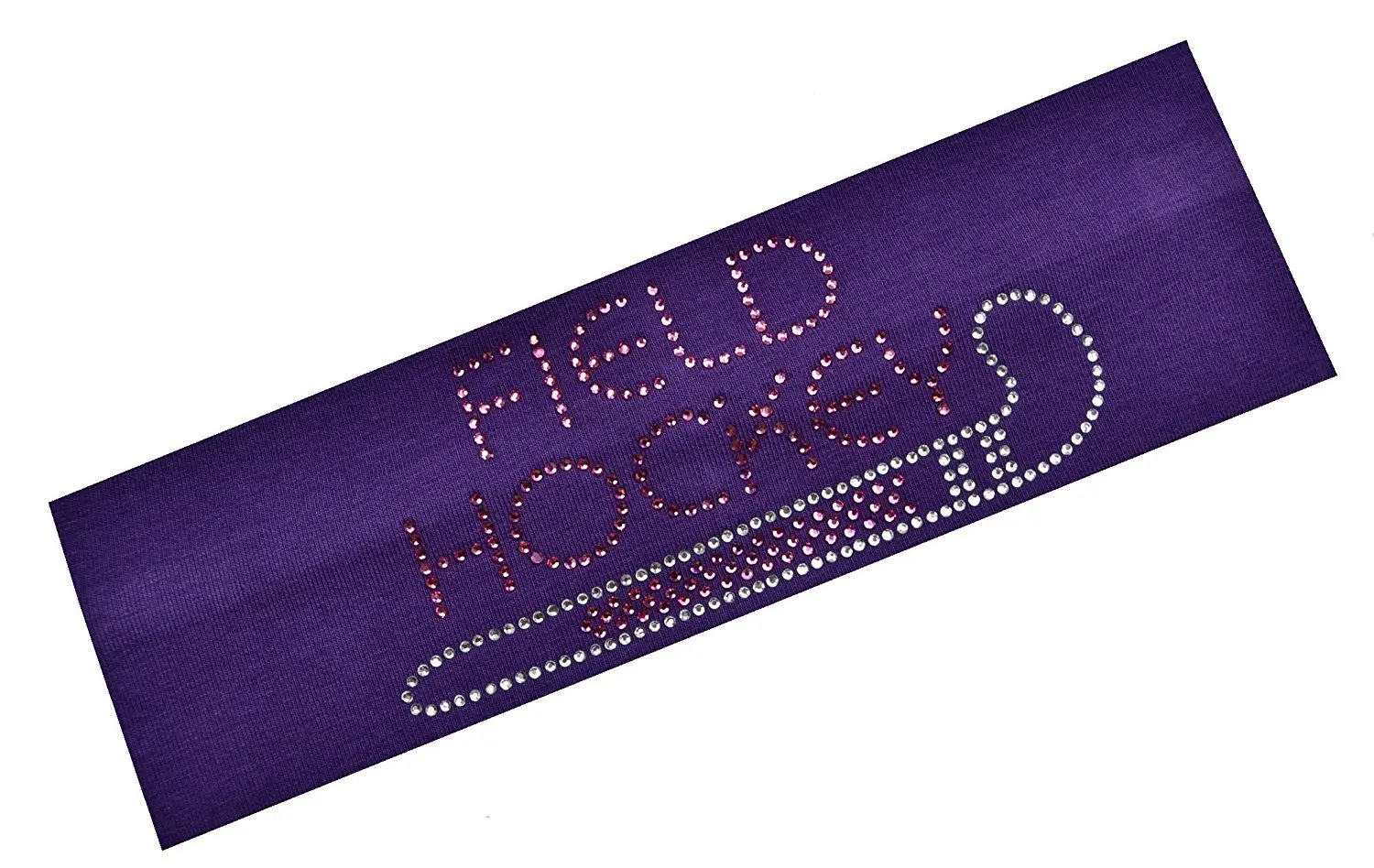 FIELD HOCKEY Rhinestone Stretch Headband for Girls, Teens and Adults By Funny Girl Designs