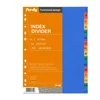 Perilly Stationery 16 Tabs with English word Index Divider file folder